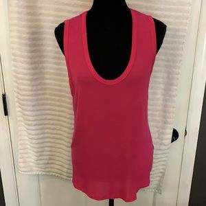 NWT Free People fuchsia scoop neck T-shirt